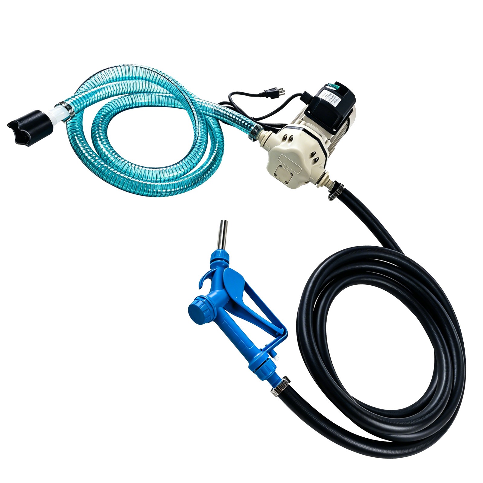 Heavy Duty 10GPM DEF Urea Transfer Pump Full Hose Nozzle Kit For AdBlue Liquid