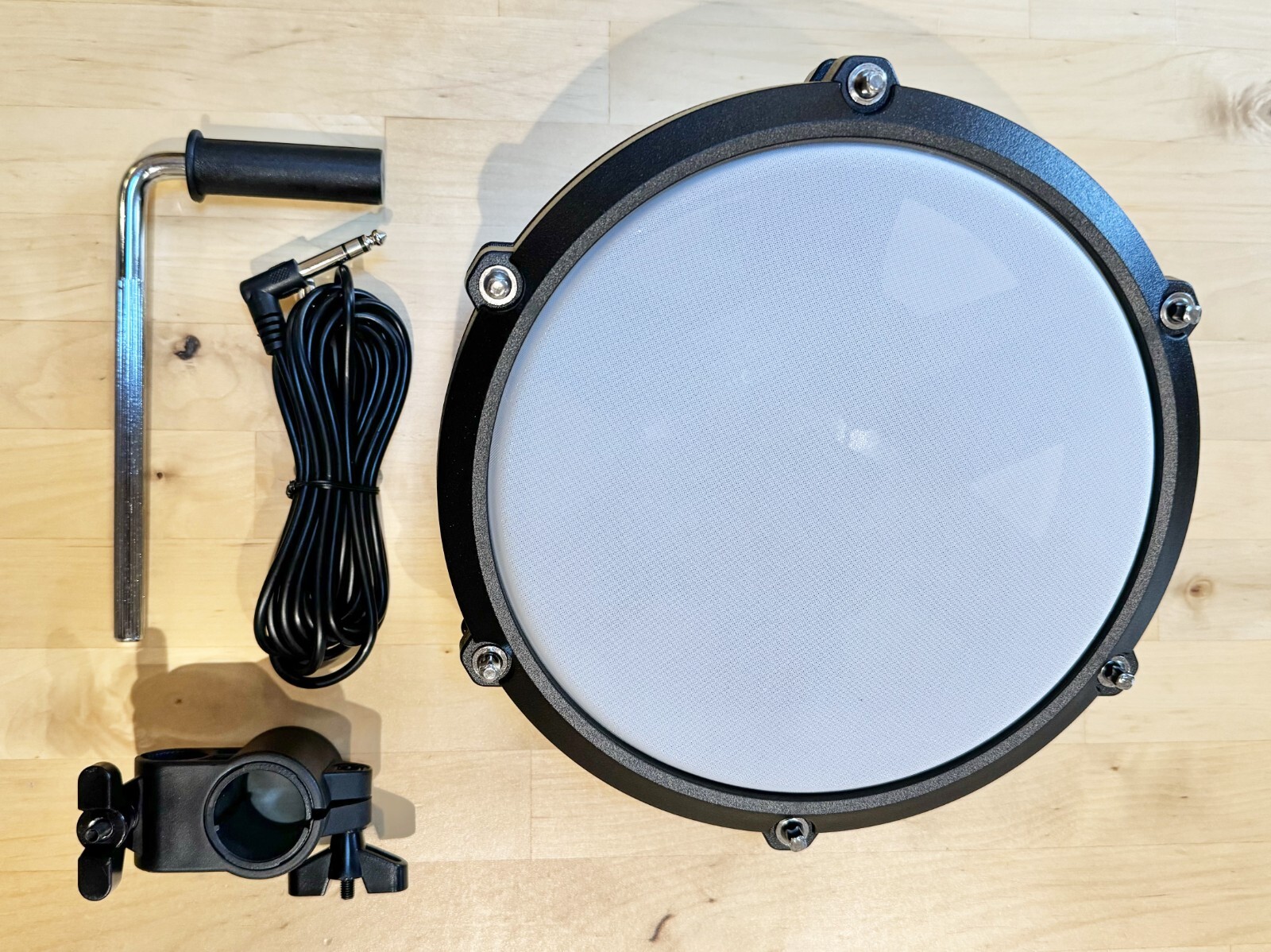 Alesis Nitro Max 8 Inch Single-Zone Mesh Pad Expansion Pack- 8" Drum,Clamp,Cable