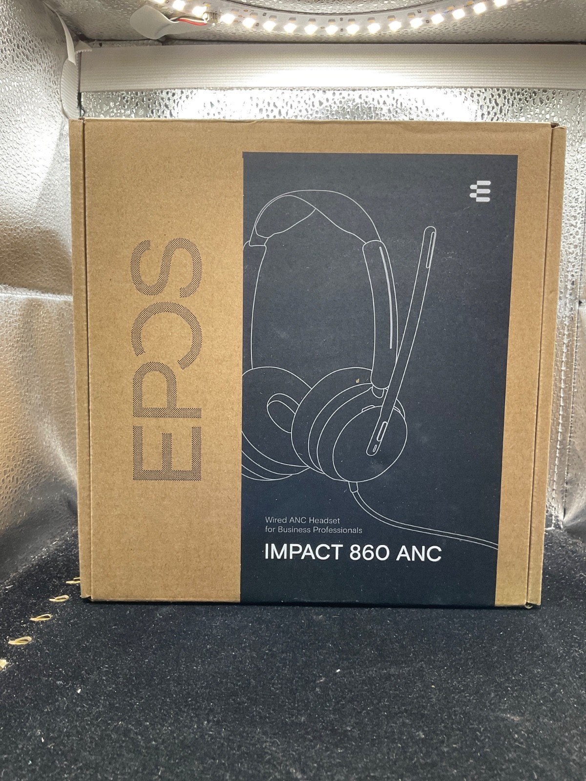 +EPOS IMPACT 860 ANC Dual-sided Wired Headset With Active Noise Cancelation