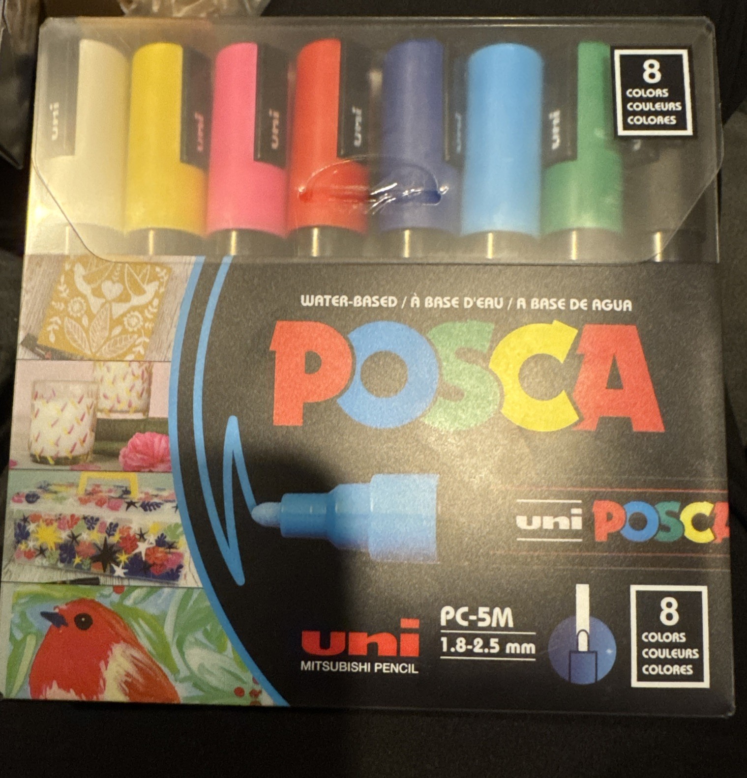 PC-5M Medium Bullet Paint Marker Set (8-Colors)**NEW**