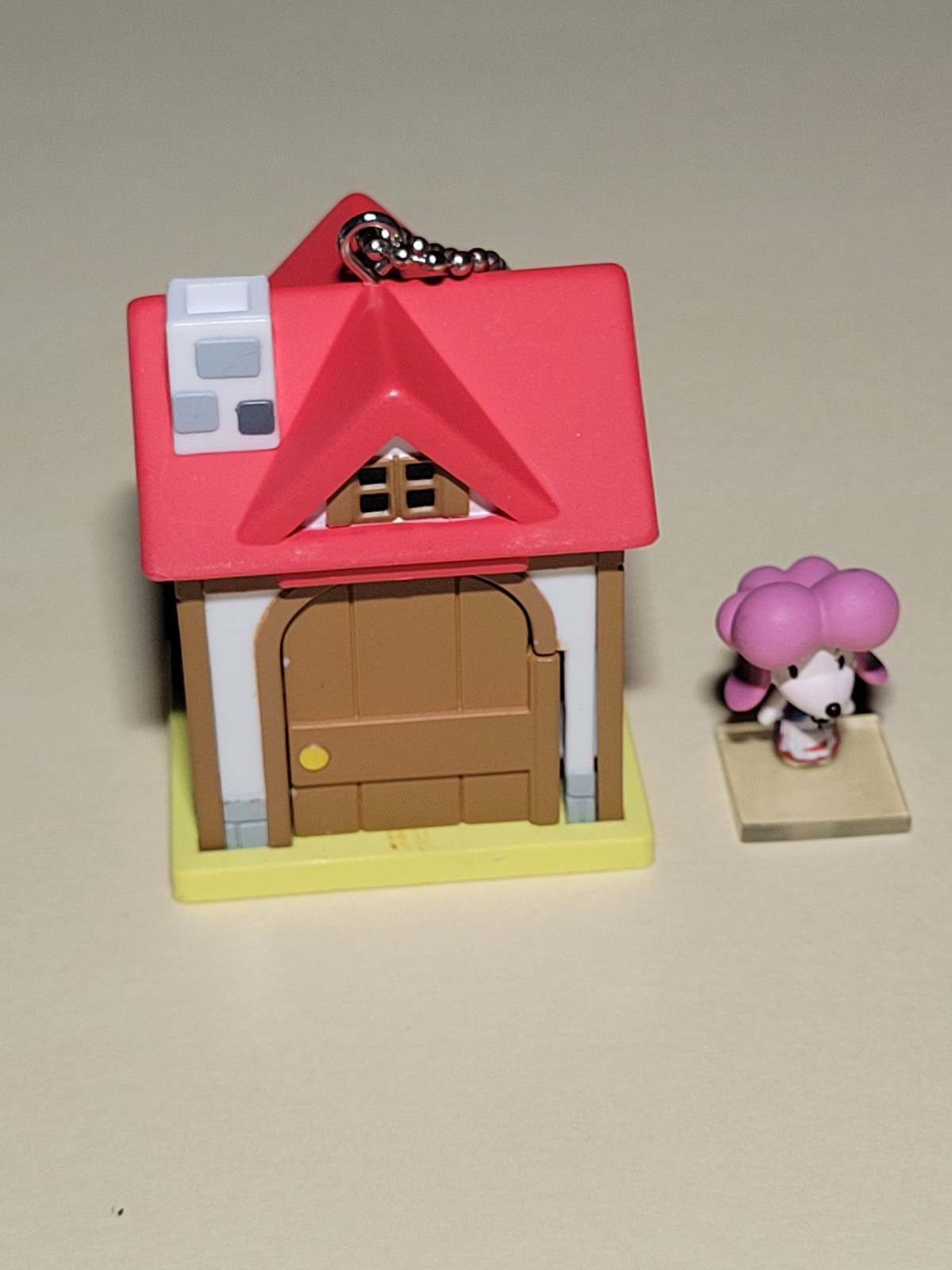 Animal Crossing House + Harriet / Katrine Keychain (2006) Brand New Japan Import