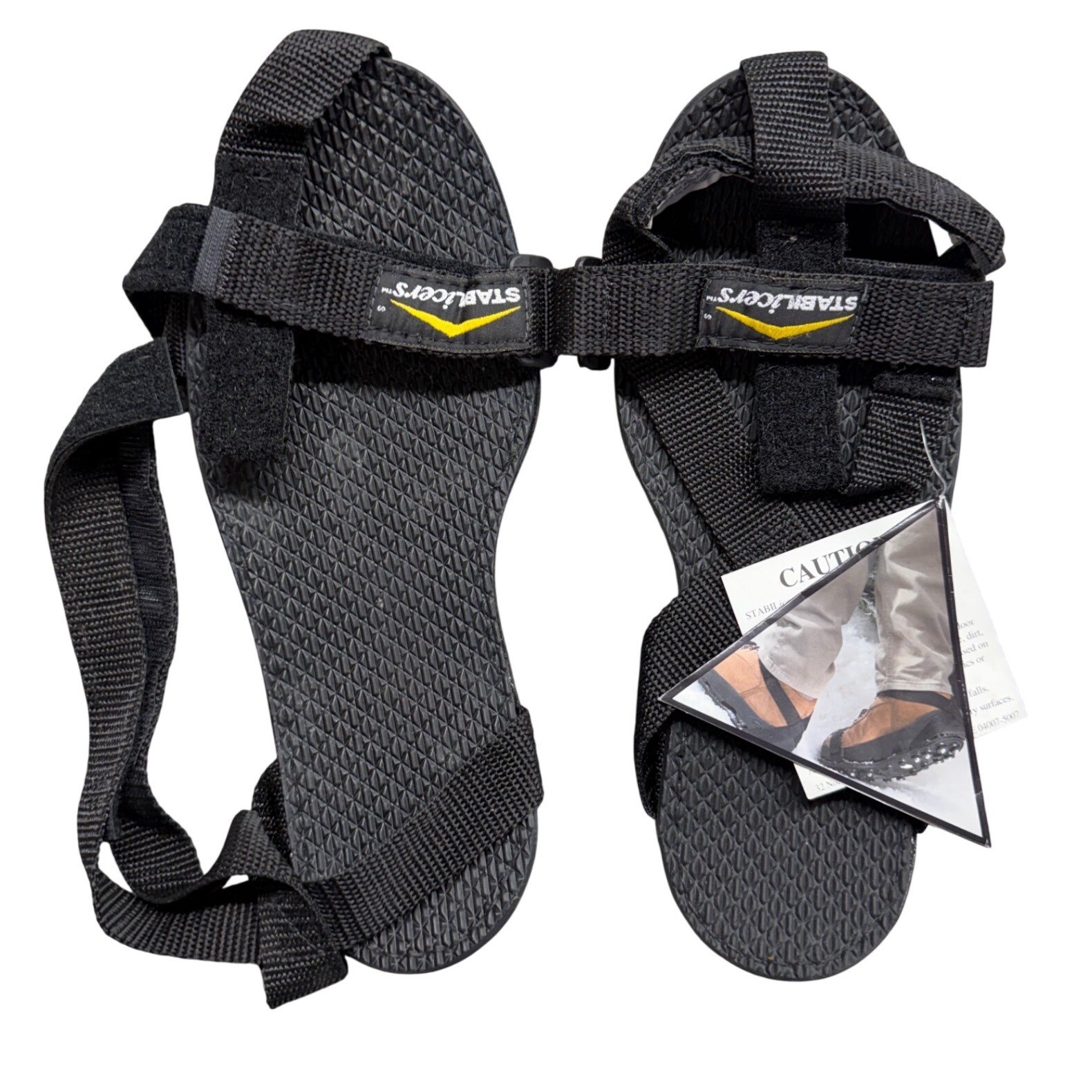 STABILicers Vibram Ice Cleats Snow Traction Over Shoe Spikes Men's Small Size 8