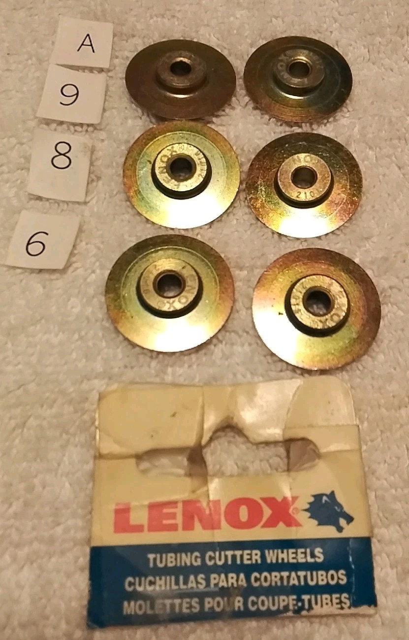 6pc 21016-TCW158P LENOX TUBING CUTTER WHEELS "NEW" USA 🇺🇸