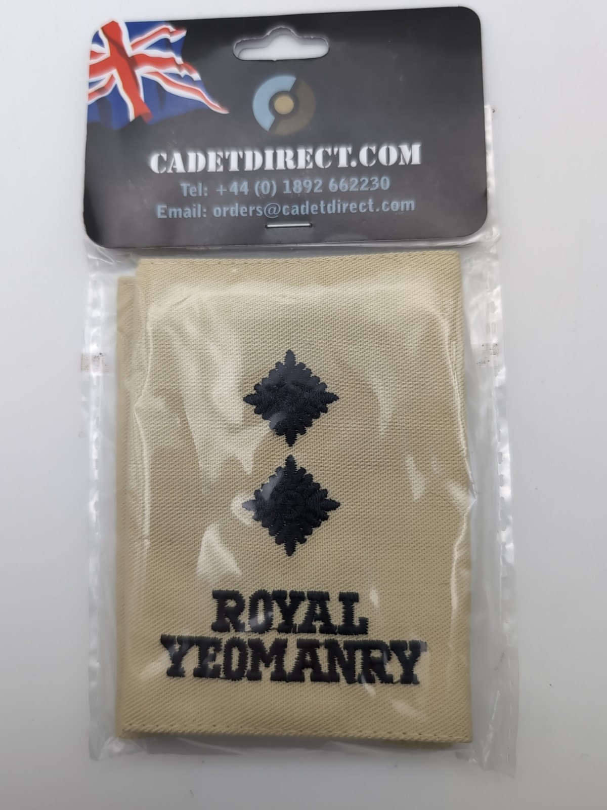 1 Pairs, Royal Yeomanry, Shoulder Rank Slides, Epaulettes, Badges