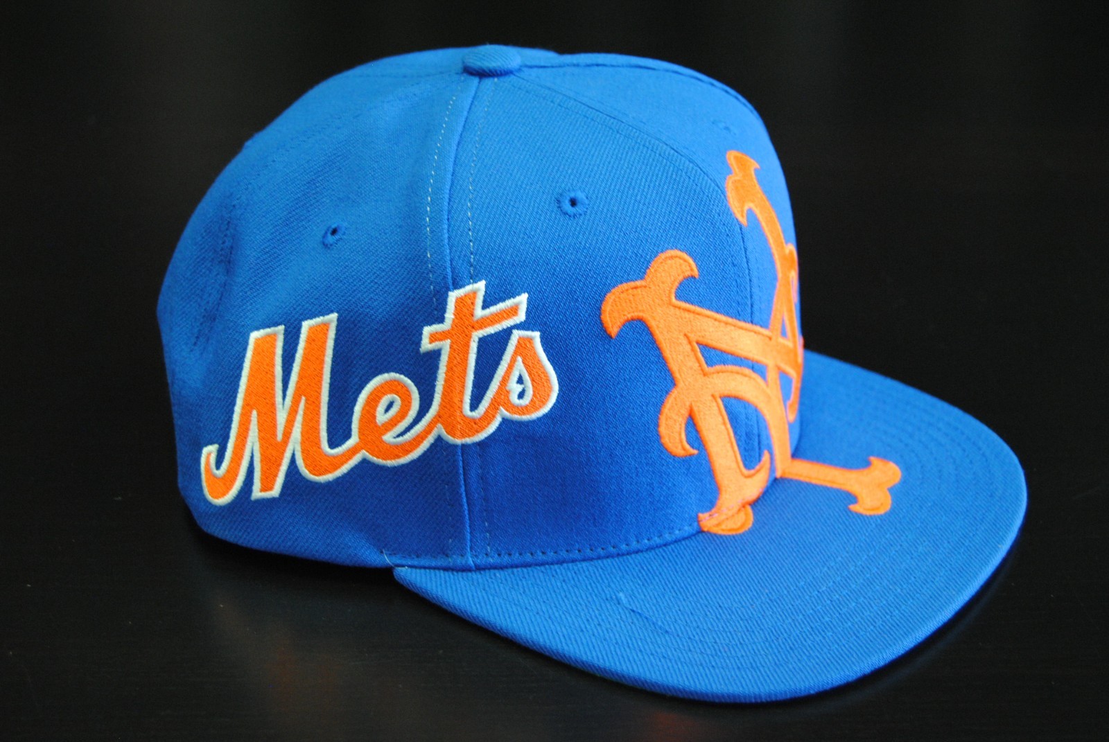 NEW MITCHELL AND NESS HS10517-NYMBLUE MLB BIG TIME SNAPBACK HAT METS