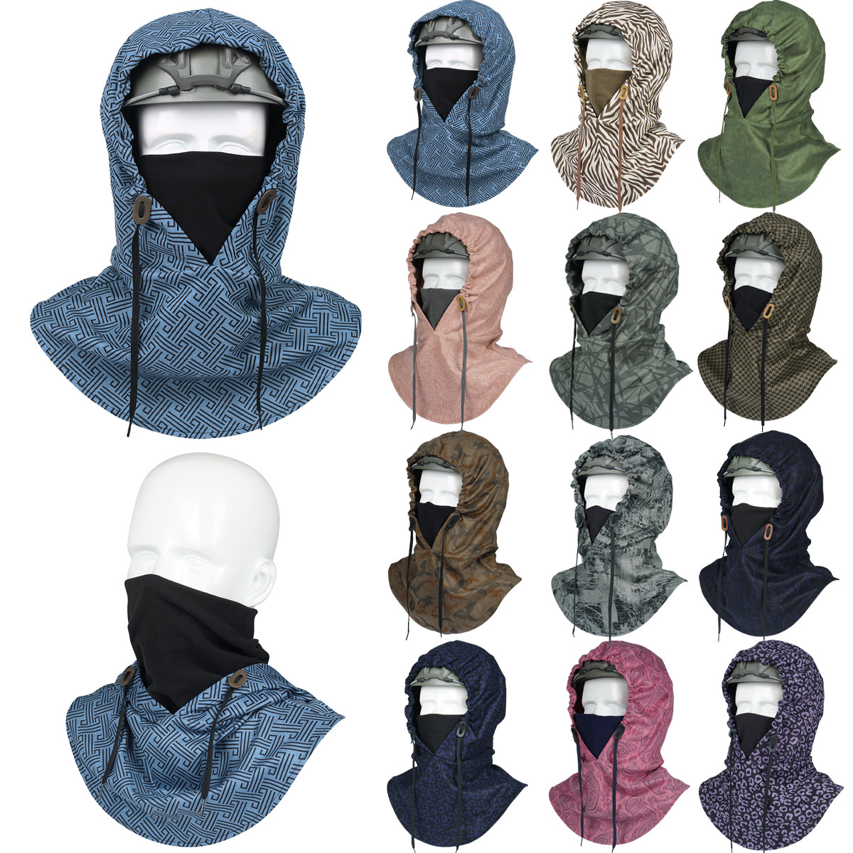 Winter Windproof Balaclava Ski Mask Thermal Full Face Mask for Cycling Hunting