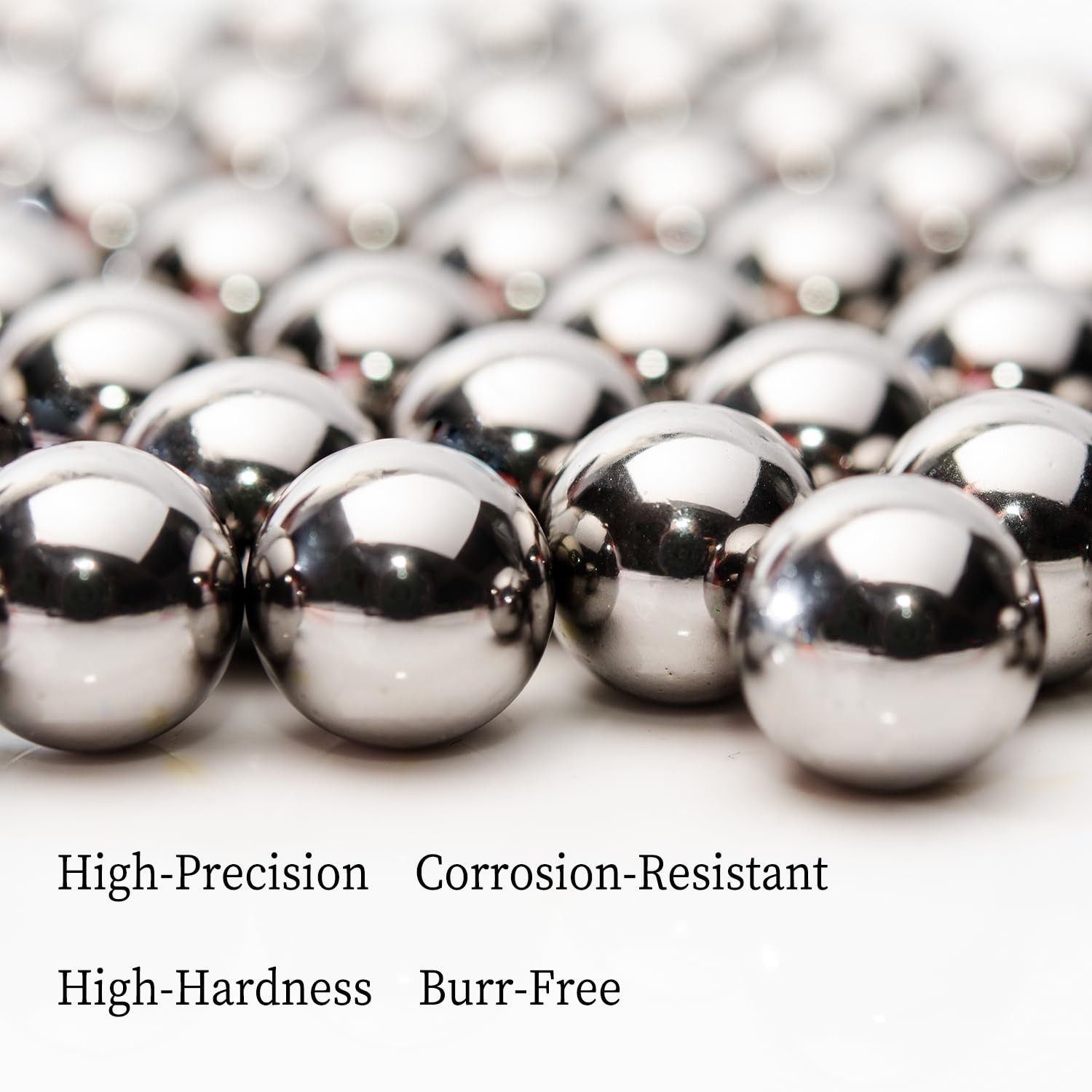 Ten 1" Inch Diameter Hardened Chrome Solid Steel Bearing Diameter: 1