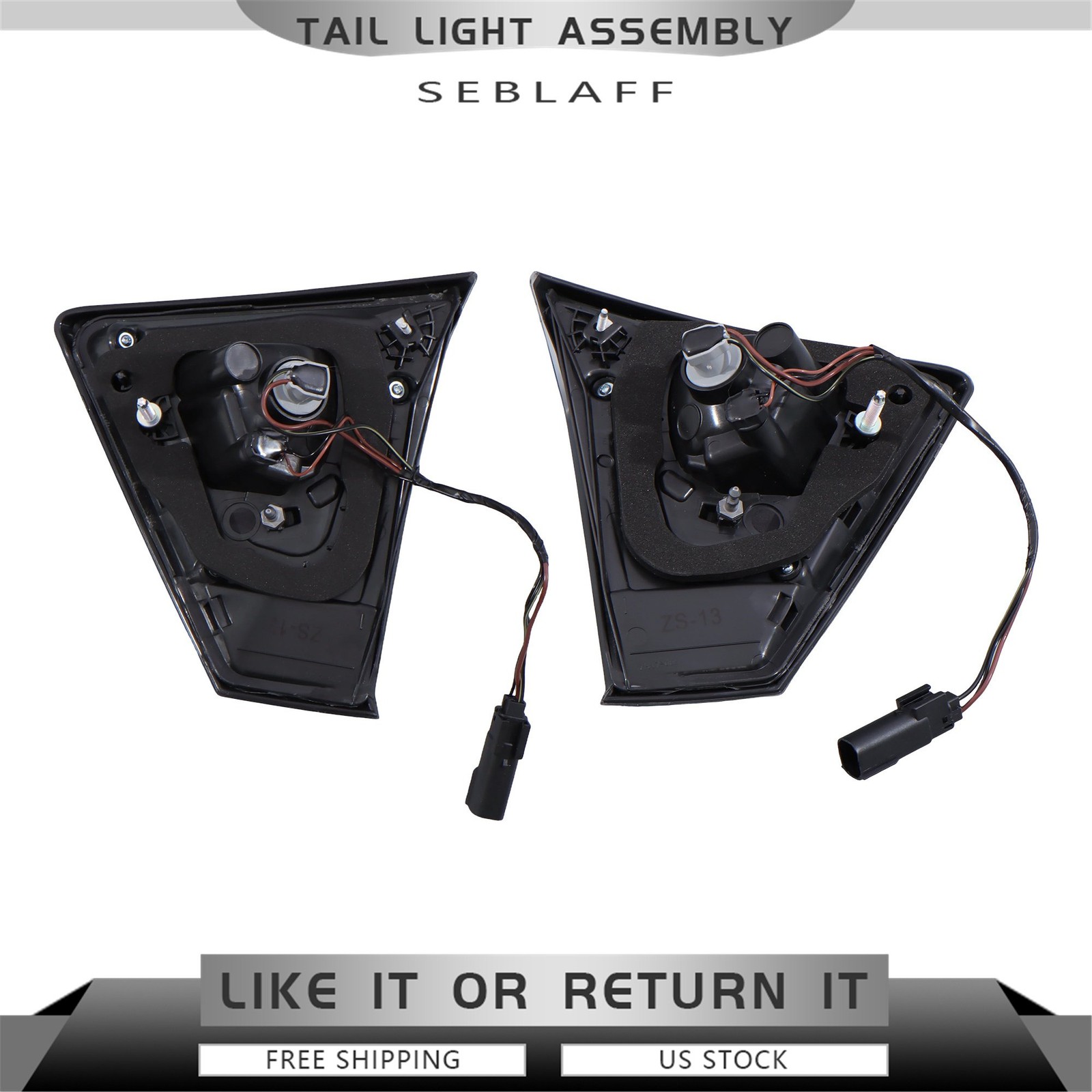 Halogen Tail Lights For Ford Escape 2017-2019 Rear Left&Right Inner Tail Lamps