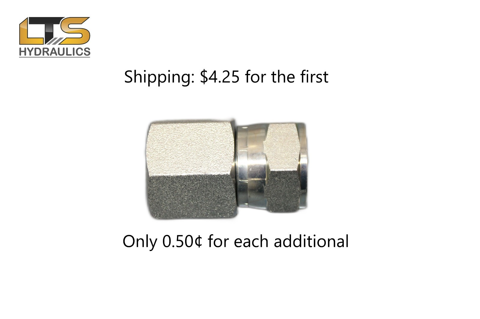 3/4" Female NPT x 3/4" Female JIC Swivel Zinc Plated Adapter 6506-12-12