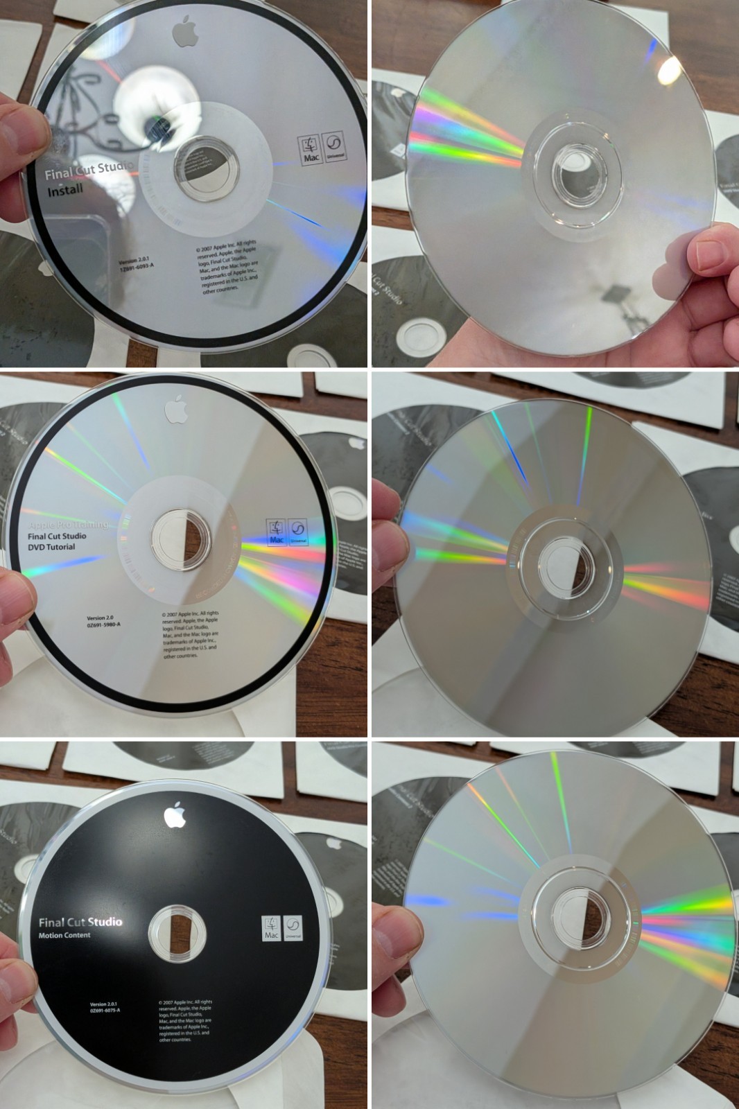 Apple FINAL CUT STUDIO 2 Complete! Video Audio Production Software Manuals EUC