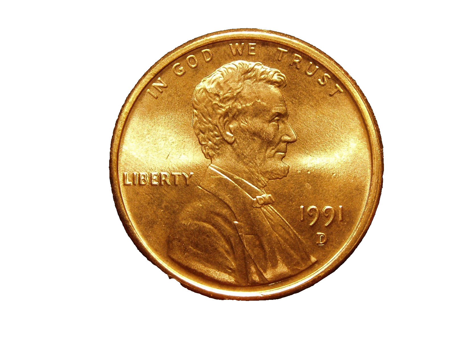 1991-D  UNC LINCOLN MEMORIAL CENT #42