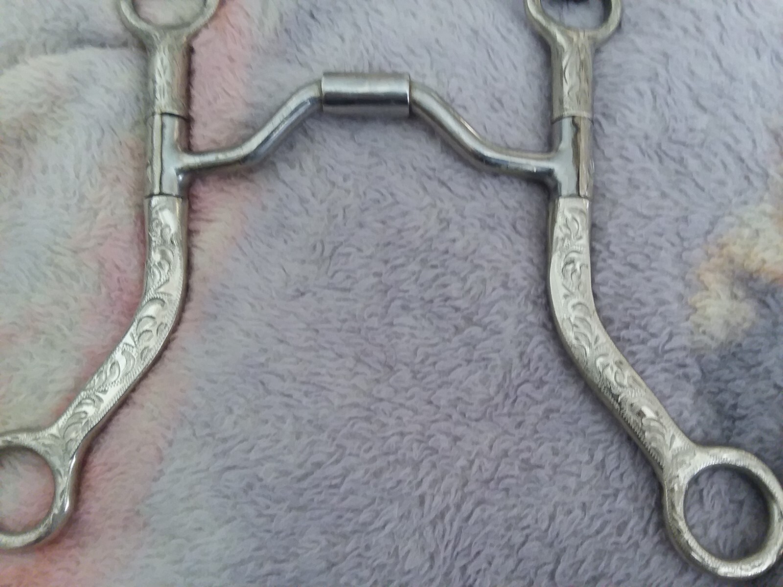 5" overlaid silver correction show bit, no maker mark