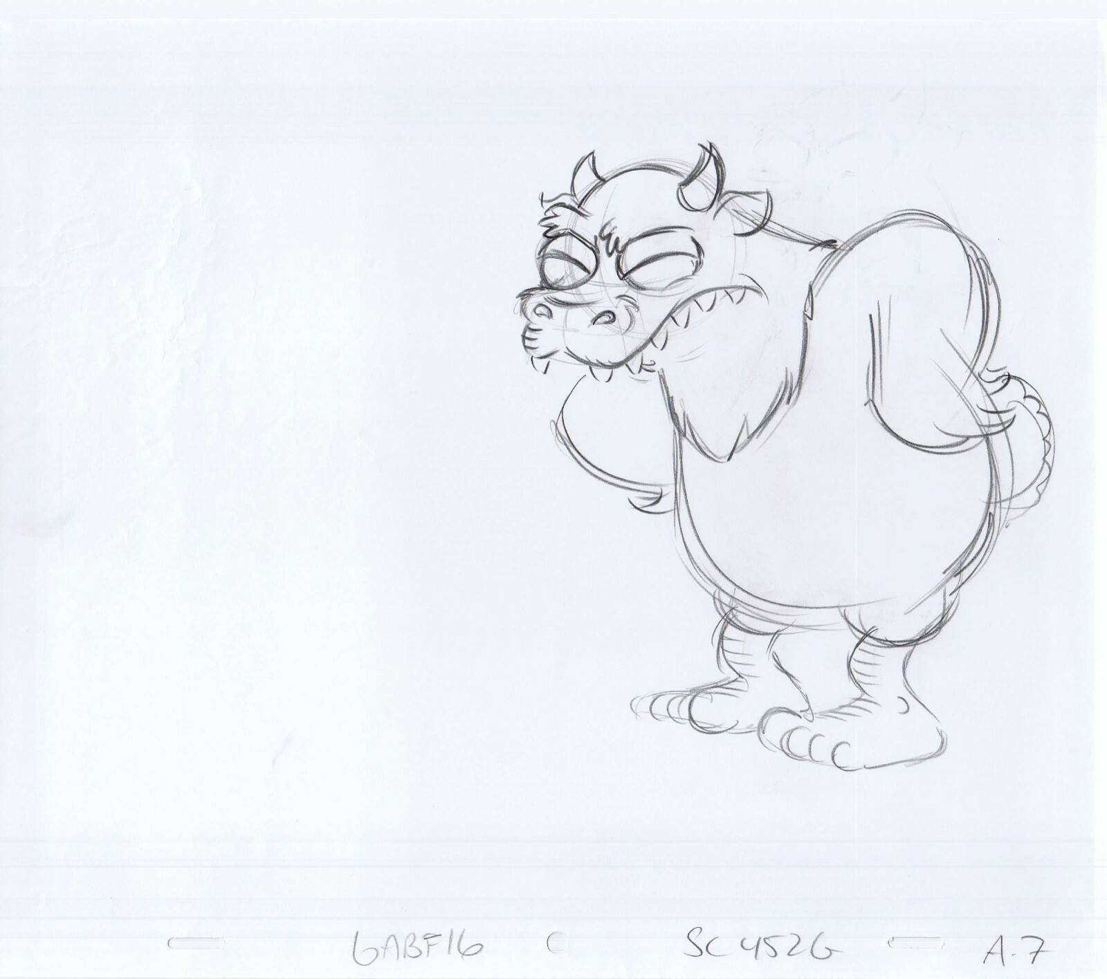 Simpsons Episode #358 w/COA Original Art Animation Production Pencils A-7-2005