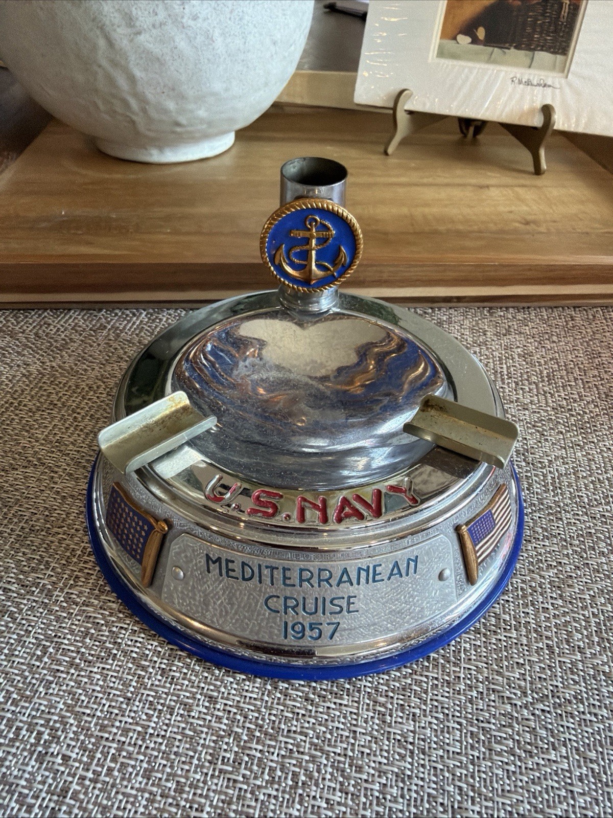 U.S. NAVY 1954 BEALTY DD 756 ASHTRAY