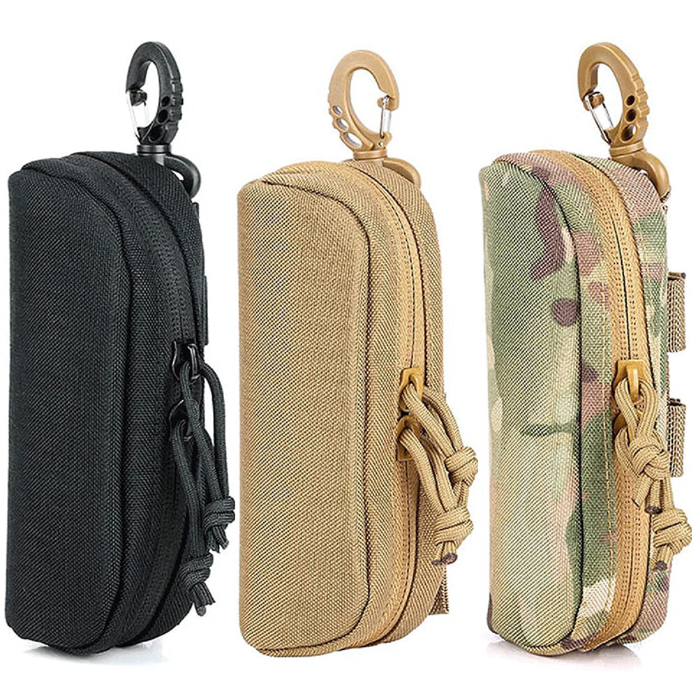 Tactical MOLLE Eyeglass Case Shockproof Protective Box Outdoor Sunglasses Case