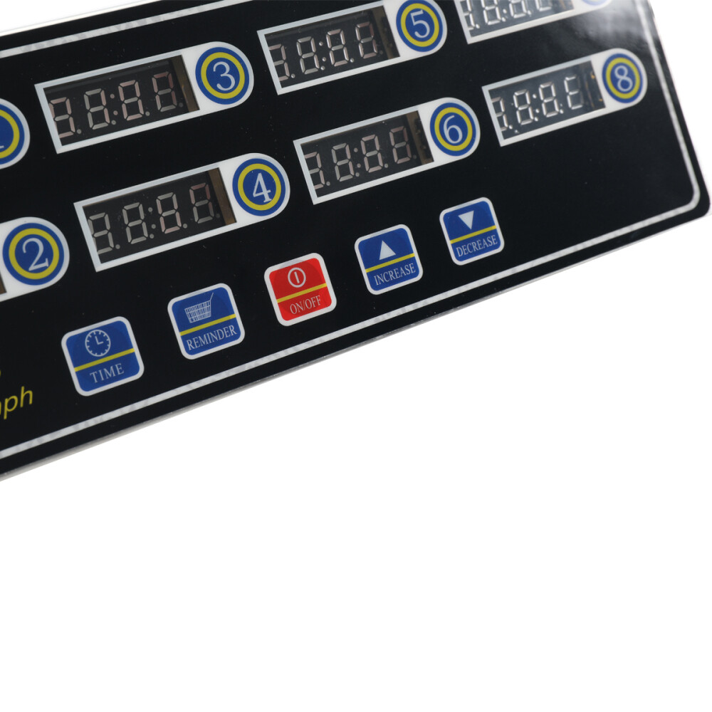 Commercial Countdown Digital Kitchen Timer 8 Channel 110V Kitchen Timing Tools