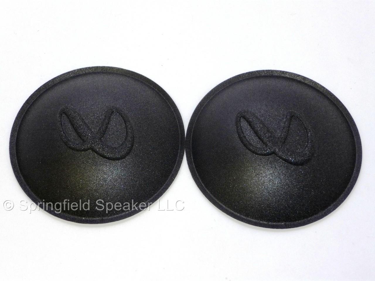 Infinity 4.375" (4 3/8") Logo Dust Caps - 2 Pack
