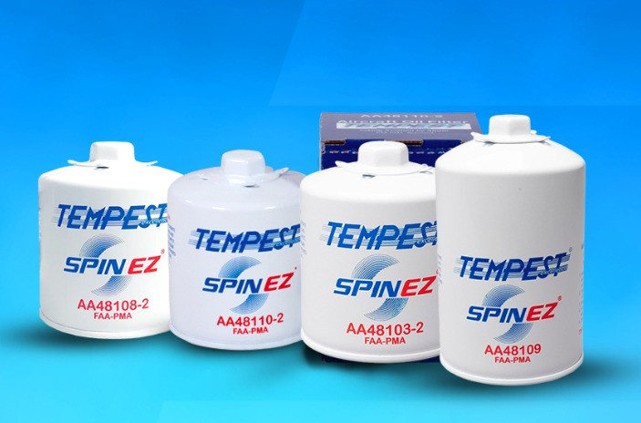 Tempest AA48109 Aviation Oil Filter Spin-On FAA-PMA Approved