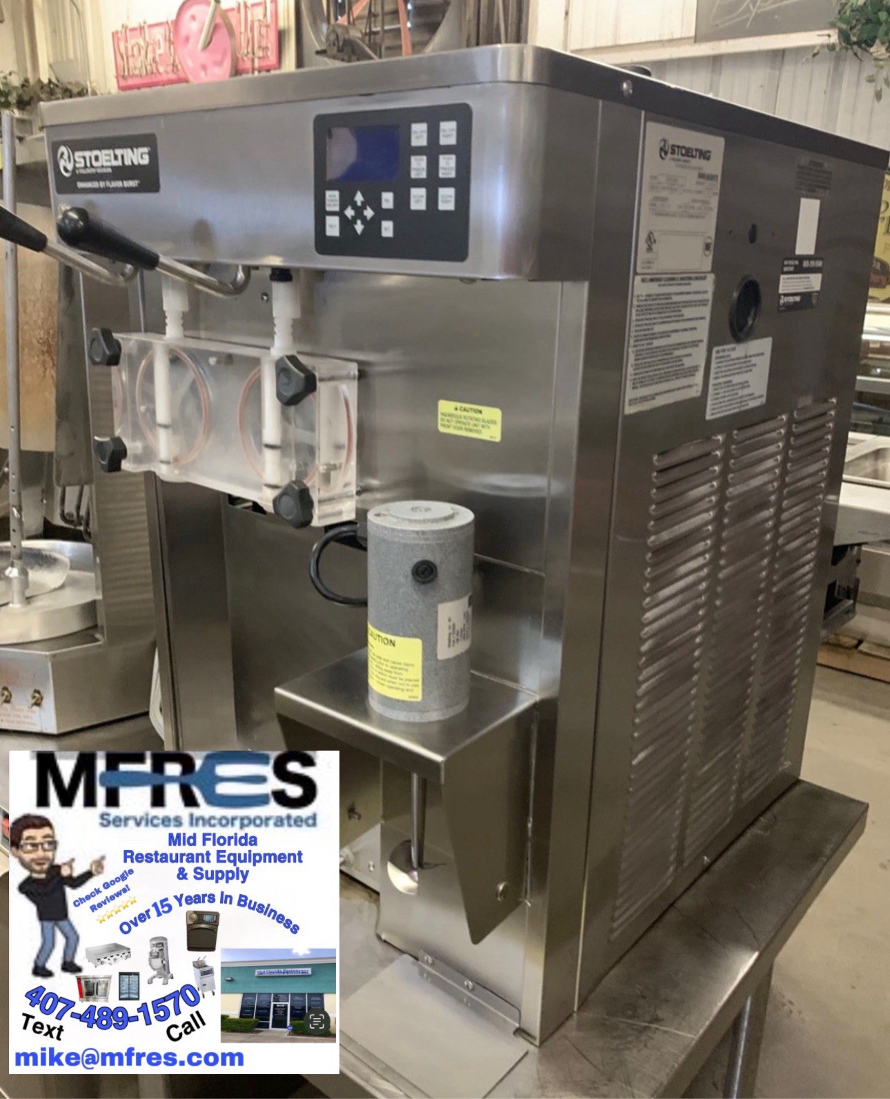 2017 STOELTING SF121-3812 Frozen Beverage/Shake Machine 208-240V GREAT SHAPE!