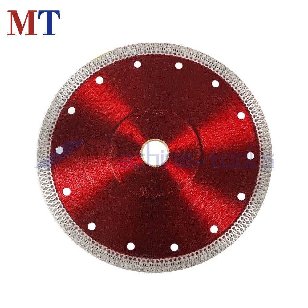 Red 7 Inch Super Thin Diamond Porcelain Cutting Blade Tile Blade For Cutting