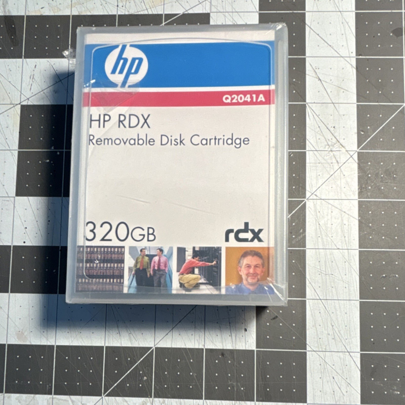 HP RDX Removable Disk Cartridge 320GB Clear Removable RDX Storage Format Q2041A