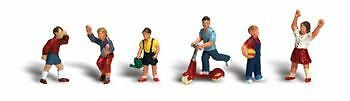 Woodland Scenics 2182 N Scale Scenic Accents(R) Figures -- Children pkg(6)