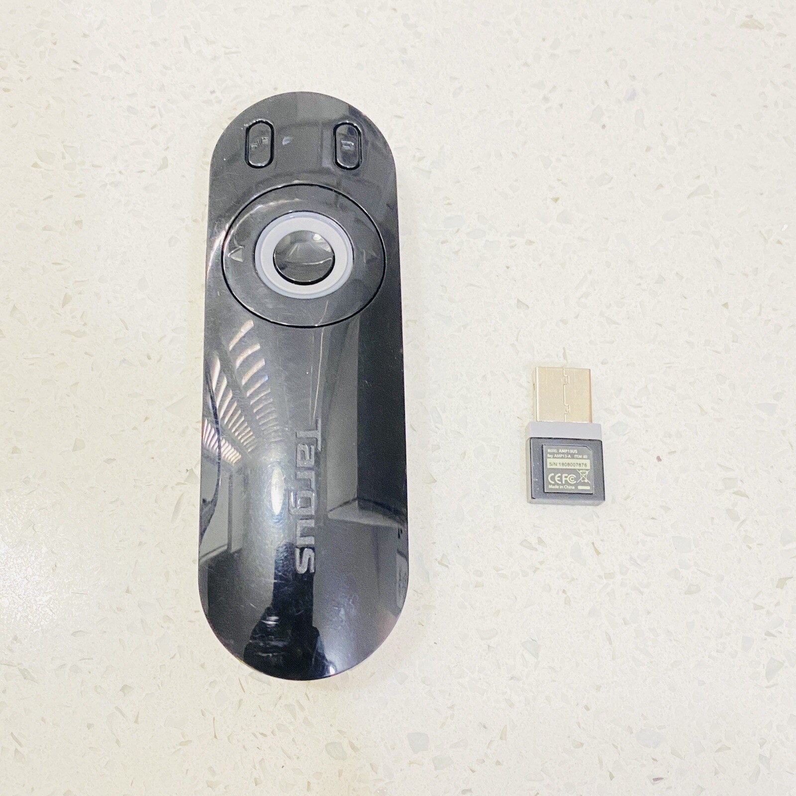 Targus Presentation Laser Pointer /Remote Clicker AMP13US with Mini USB Receiver