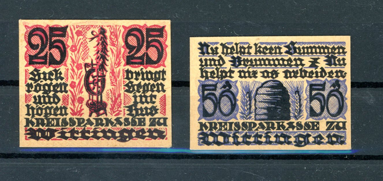 Wittingen 2 Bills Emergency Money 2/22434