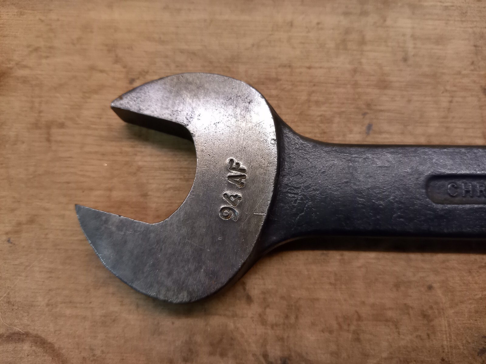 Vintage Snail Brand Open Ended Spanner 1 1/8" x 15/16" Excellent Vintage Cond.