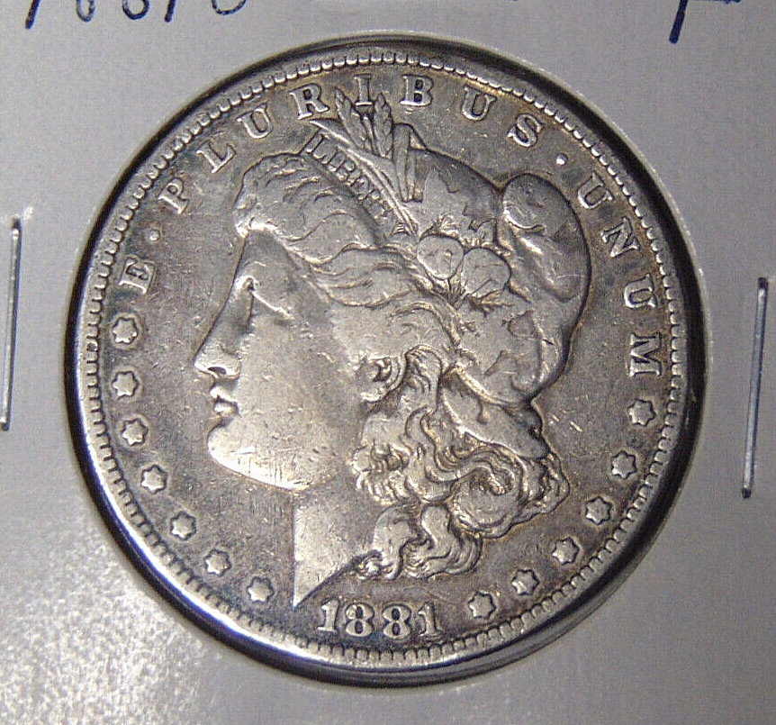 1881-O Morgan Silver Dollar Fine Condition Cleaned New Orleans Mint (11.224)