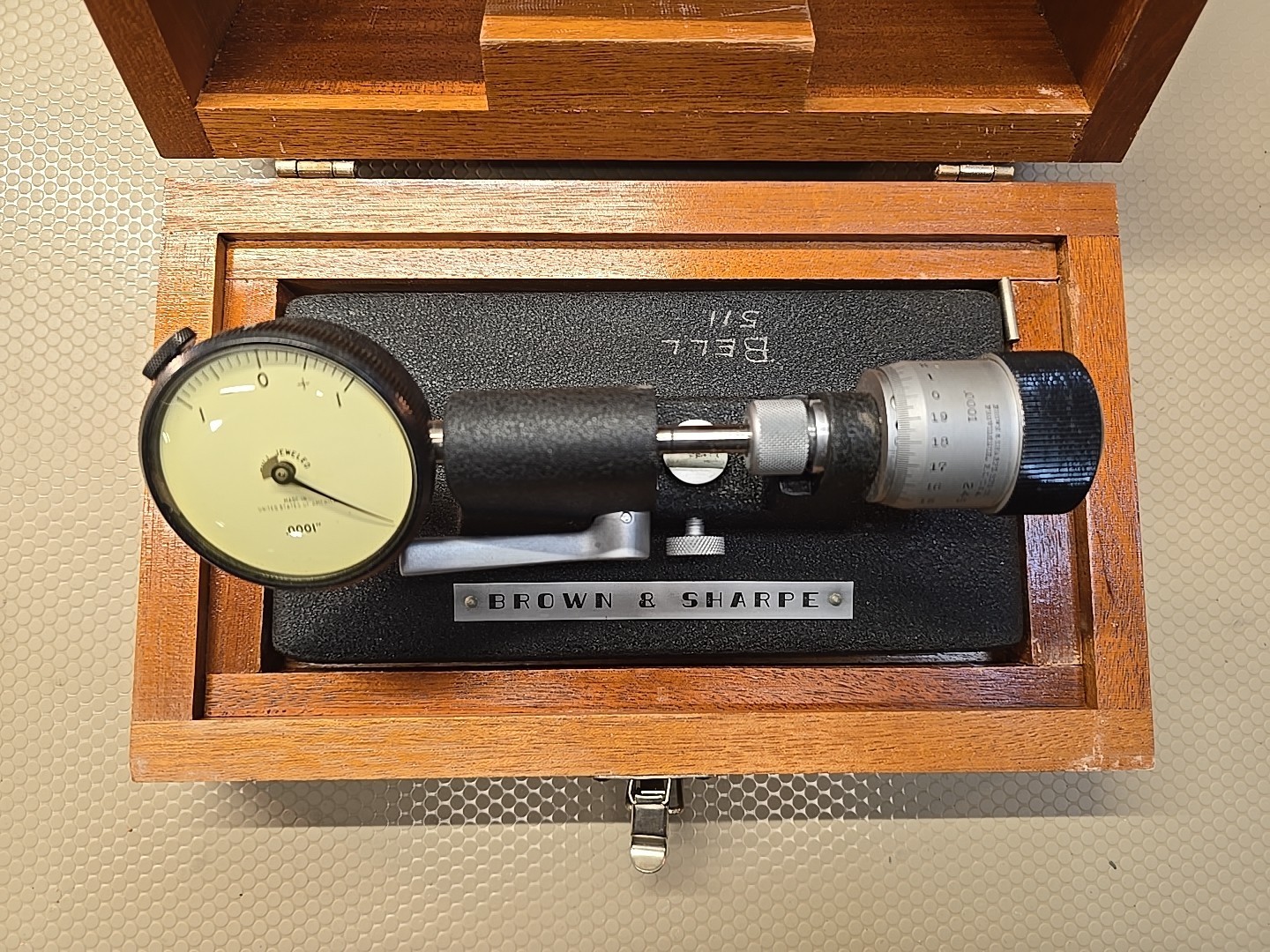 Vintage Brown & Sharpe Indicating Bench Micrometer #245 *MINTY!*