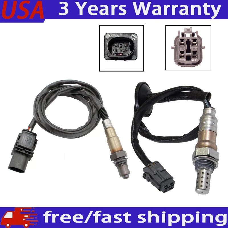 2PCS Upstream+Downstream O2 Oxygen Sensor for 2014 2015 2016 Kia Soul 2.0L L4