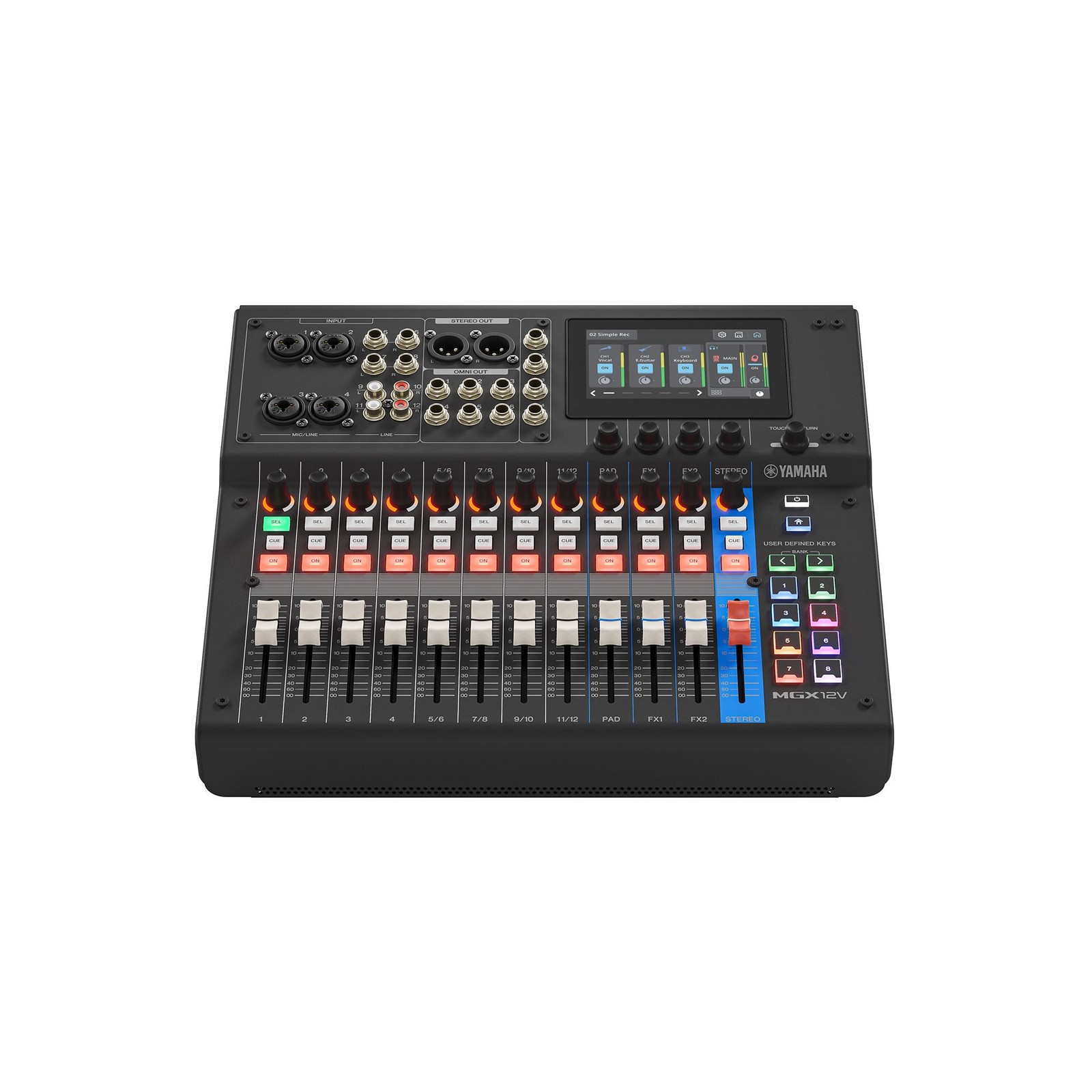 Yamaha MGX12V Digital Mixing Console 18-Channel DSP Processor / Video Interface