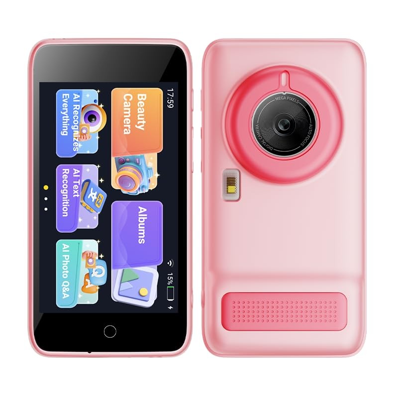 Luluckck Kids Camera 11 Ai Roles Photo Recognition 5Mp Digital Camera For Kids