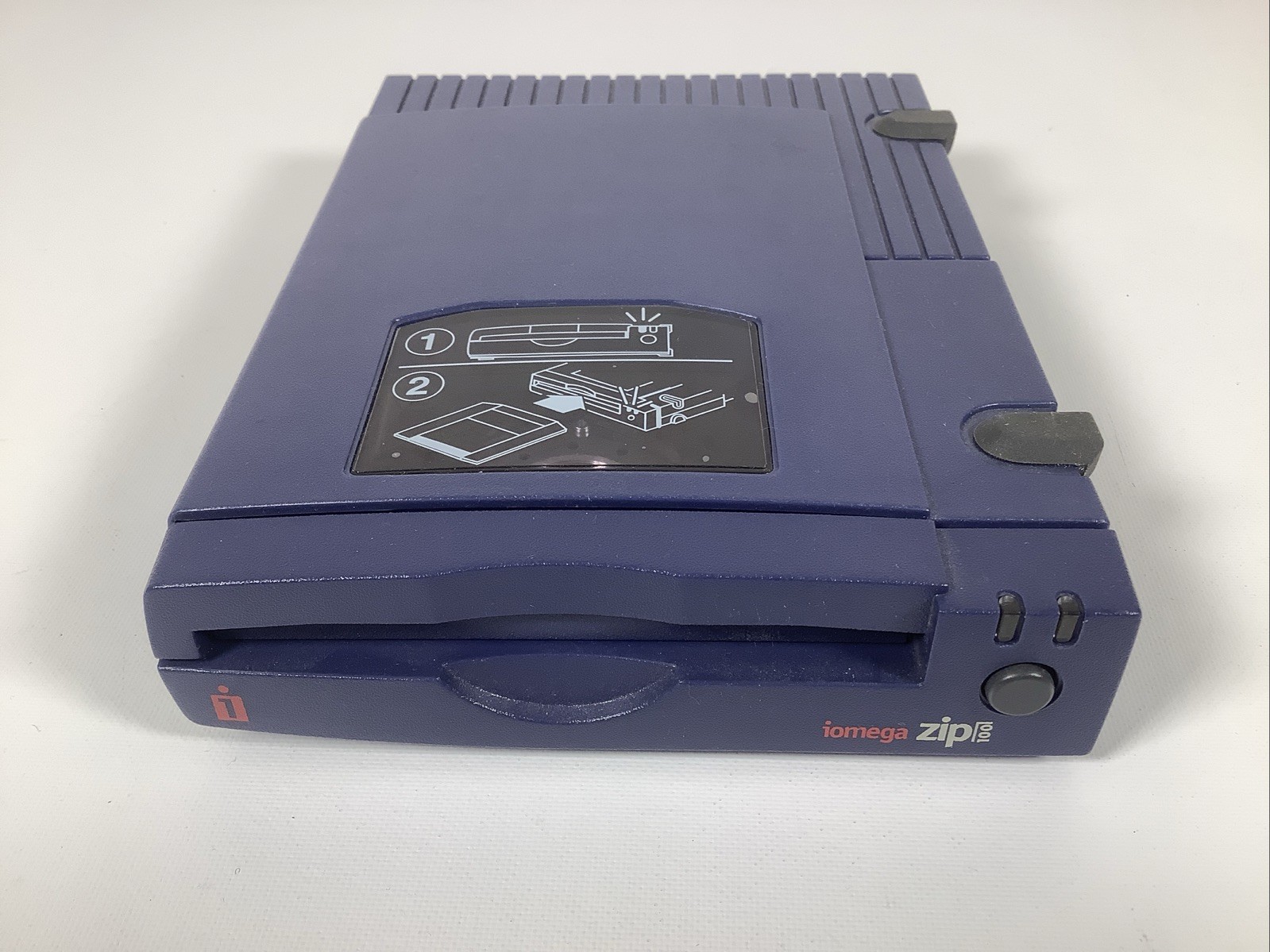 IOMEGA ZIP 100 EXTERNAL PARALLEL PORT ZIP DRIVE Z100P2 - WORKS - NO AC ADAPTER -