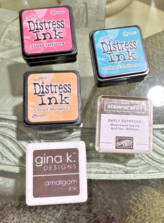 Distress Ink Ink Spots, Gina K & Stampin Up Ink Spots (5)