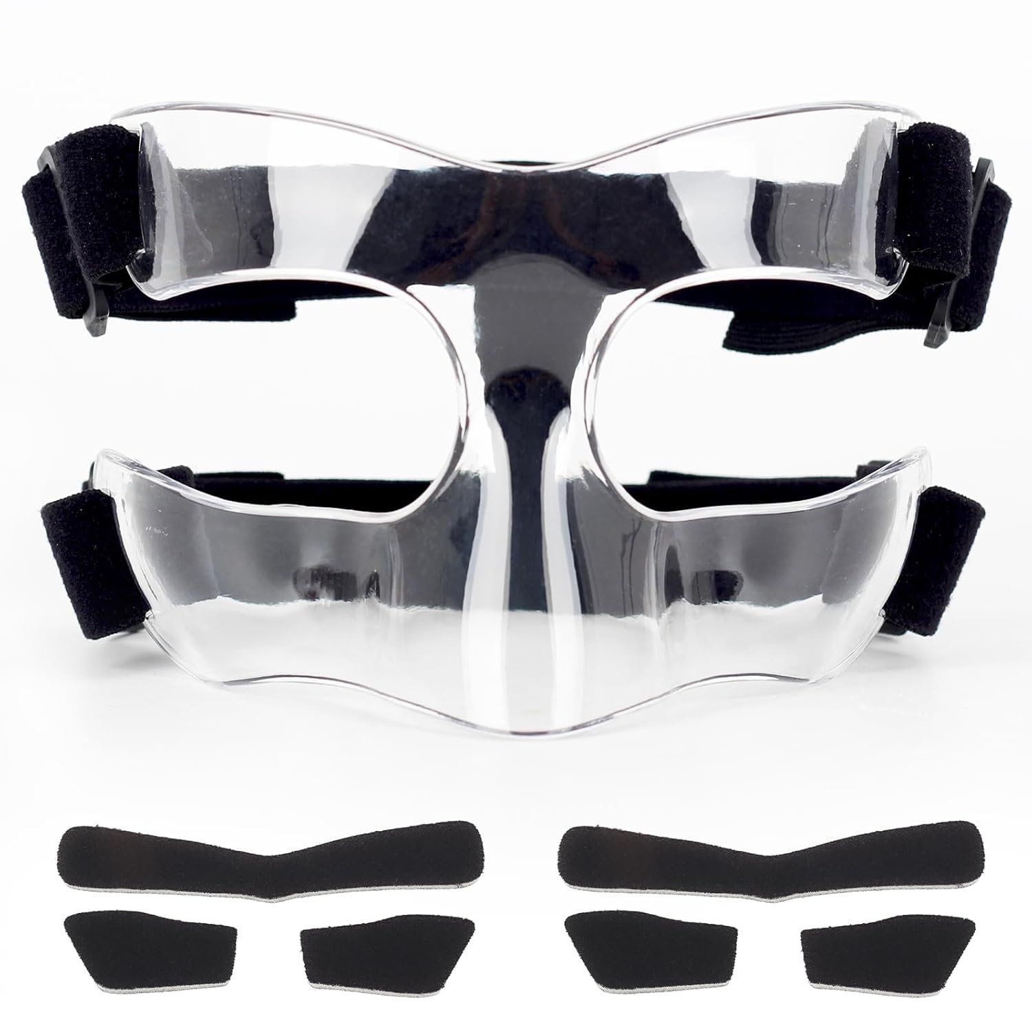 BK01C Nose Guard for Broken Nose, Sports Face Shield Masks with Padding, Adjusta