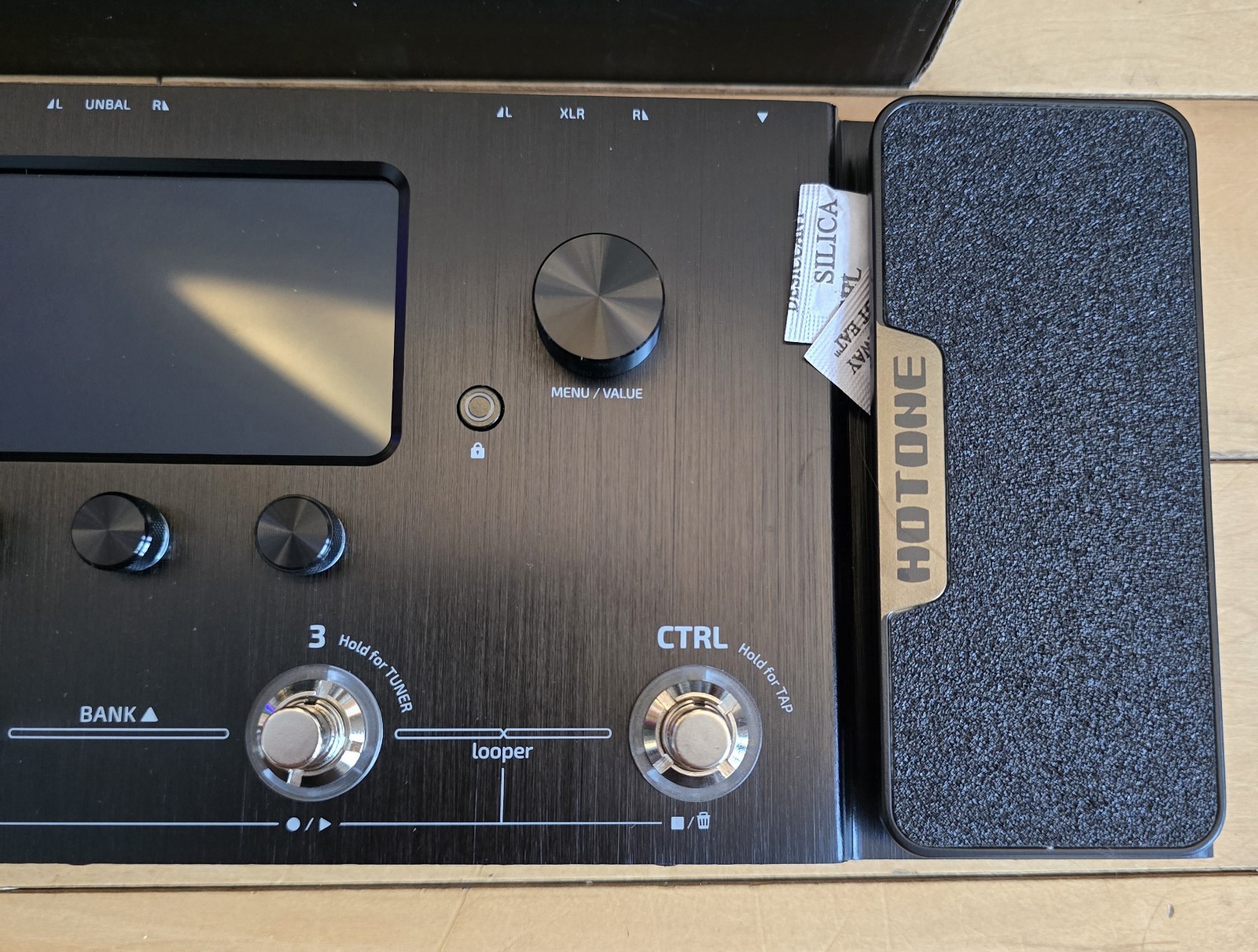 Hotone Ampero MP-100 Guitar Amp Modeler Pedal and Effects Processor Open Box