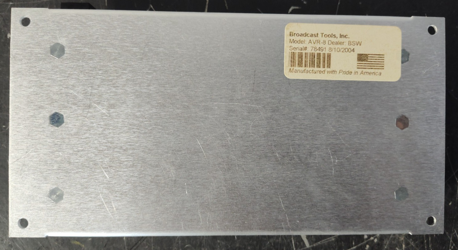 BROADCAST TOOLS AVR-8 DEALER BSW