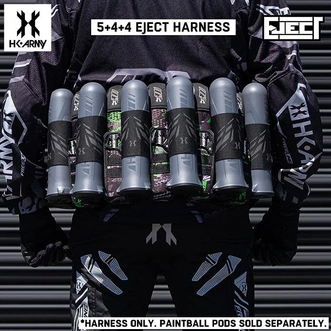 HK Army 5+4 Eject Paintball Harness Pod Pack - Electric