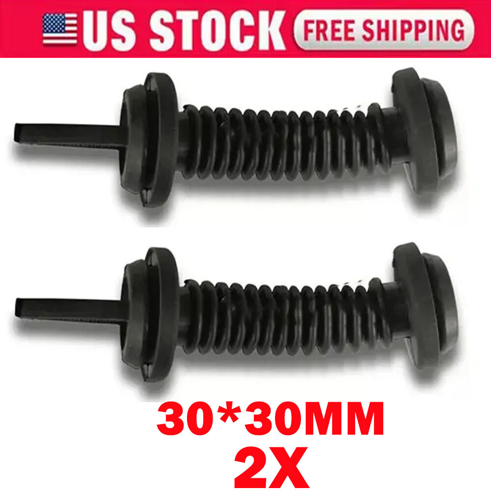 2 PCS 30*30mm Car Harness Wiring Door Tube Rubber Sleeve Dust-proof Tubes US