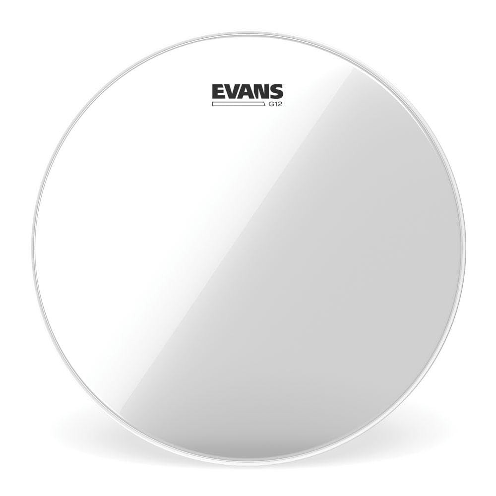 G12 Clear Tom Drumhead, 14 Inch Replacement Drum Head Accessory