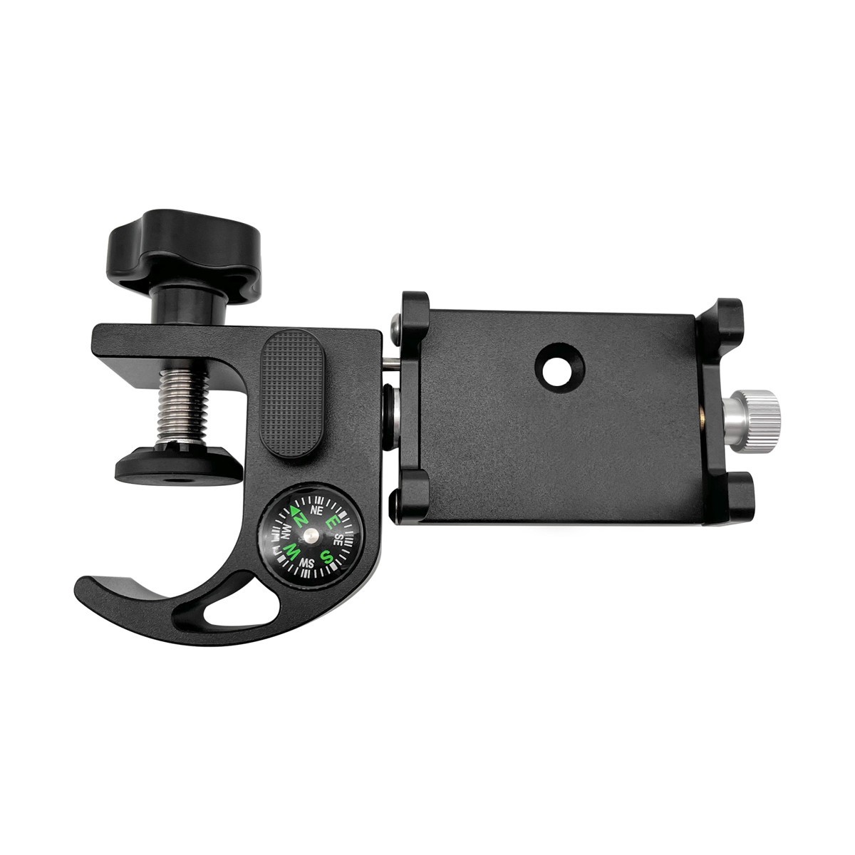 Upgraded Pole Clamp & Compass Holder Bracket Cradle For Phone Data Collector GPS