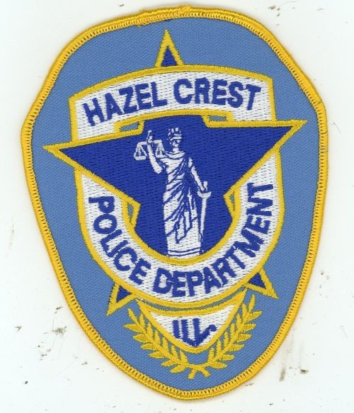 ILLINOIS IL HAZEL CREST POLICE NICE SHOULDER PATCH SHERIFF