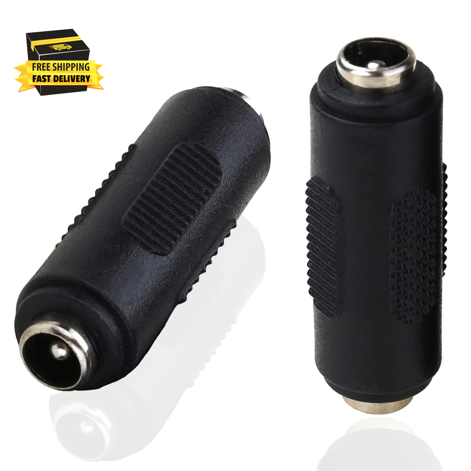 12V 5.5Mm X 2.1Mm DC Power Connector Adapter 12/24V Female to Female Power Jack