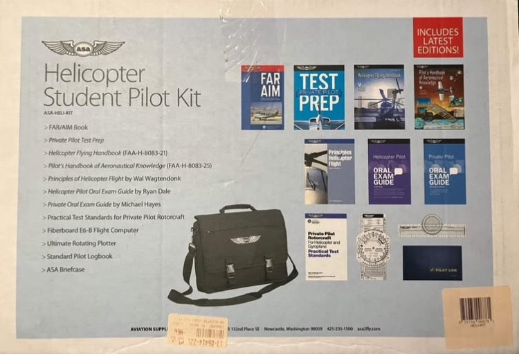 Helicopter Student Pilot Kit (ASA-HELI-KIT) New in box