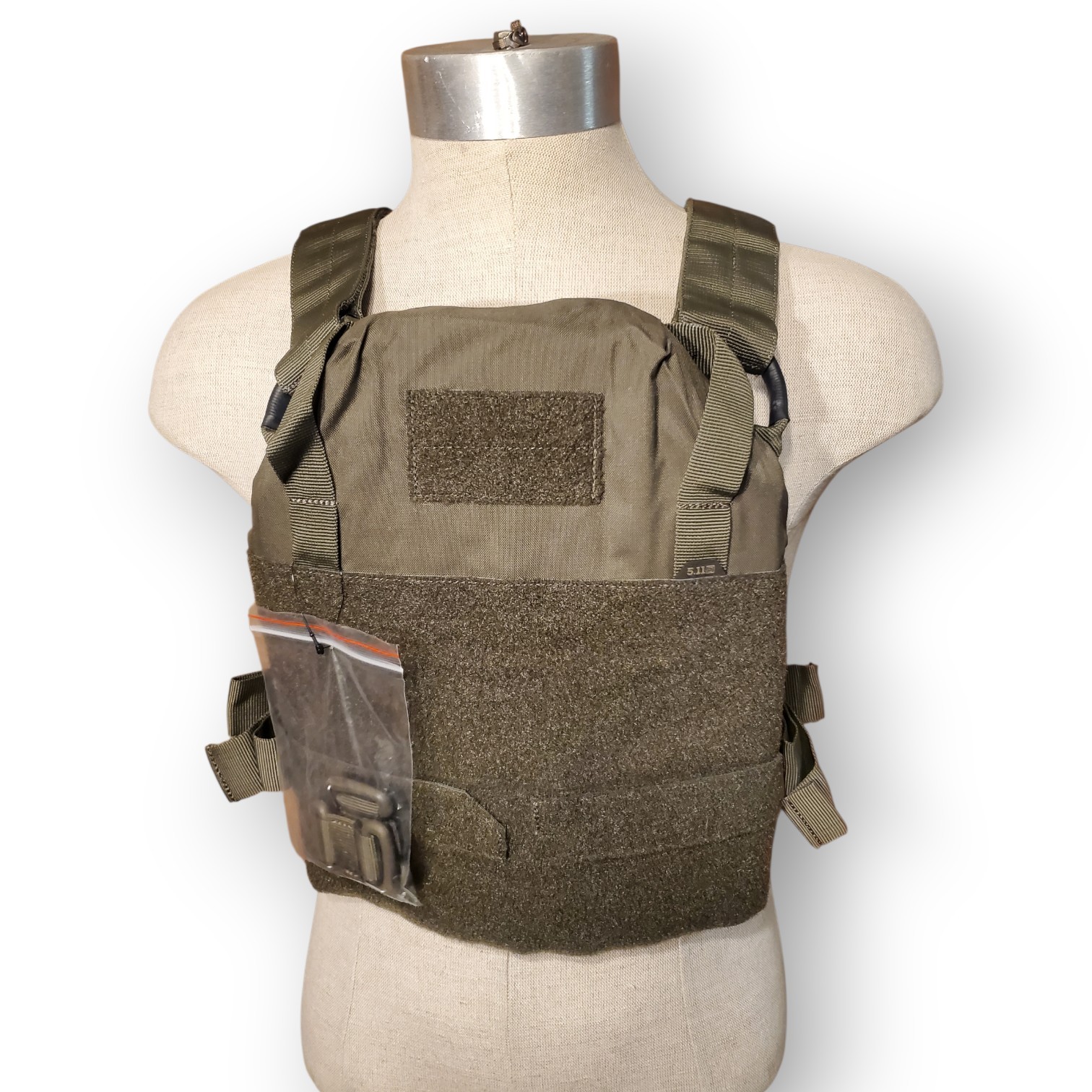 New 5.11 Tactical Prime Plate Carrier OD Low Profile W IIIA Soft Armor LIGHTWT