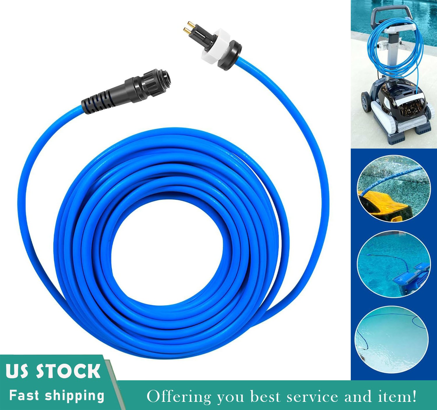 Fits Dolphin Triton PS Active 20 Pool Cleaner 99958903-DIY 2 Wire Cable Cord