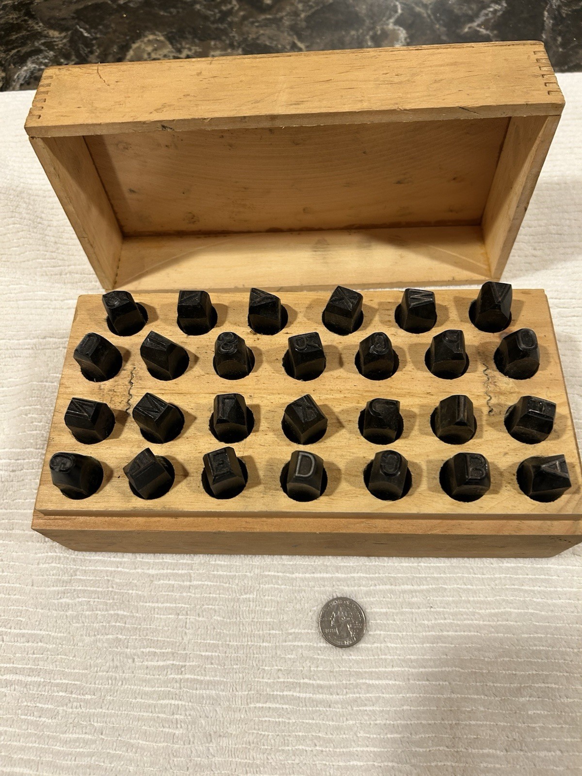C. H. Hanson 3/8” Steel Letter Punch Set 9/16”x 9/16” Steel Punch
