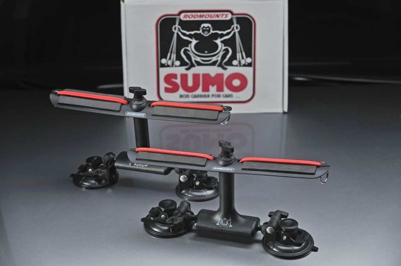 Sumo Suction Rod Holders (Rod Rack) * 2026 STOCK * Rod Carriers For Car SUMO-SUC